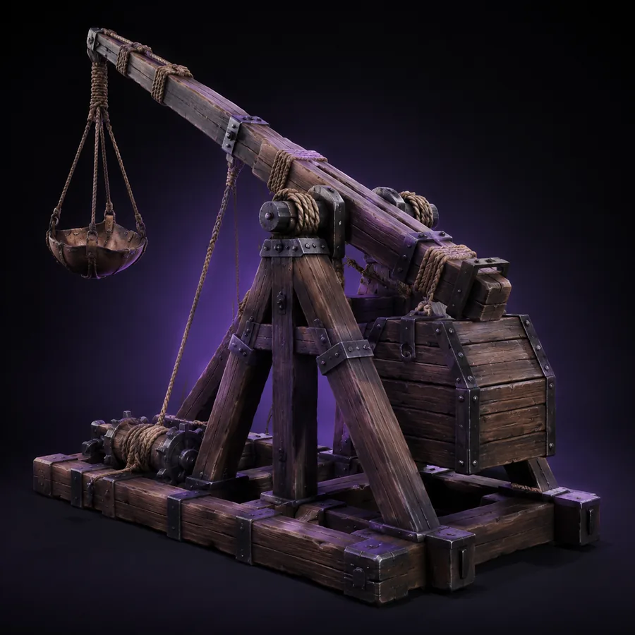 Generated asset placeholder showing a medieval knight statue