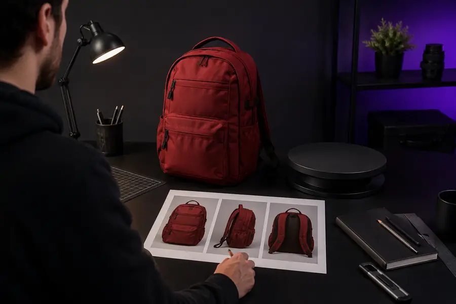 A clear reference image prepared for 3D generation